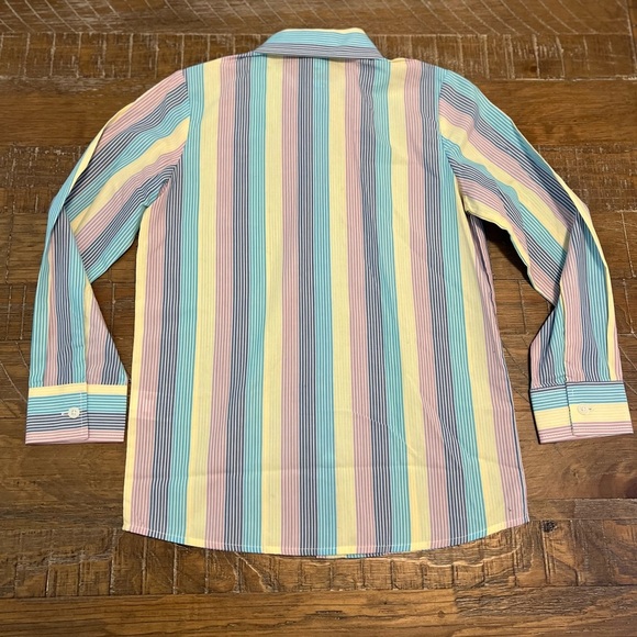Wonder Nation Pastel Striped Shirt - Picture 2 of 7